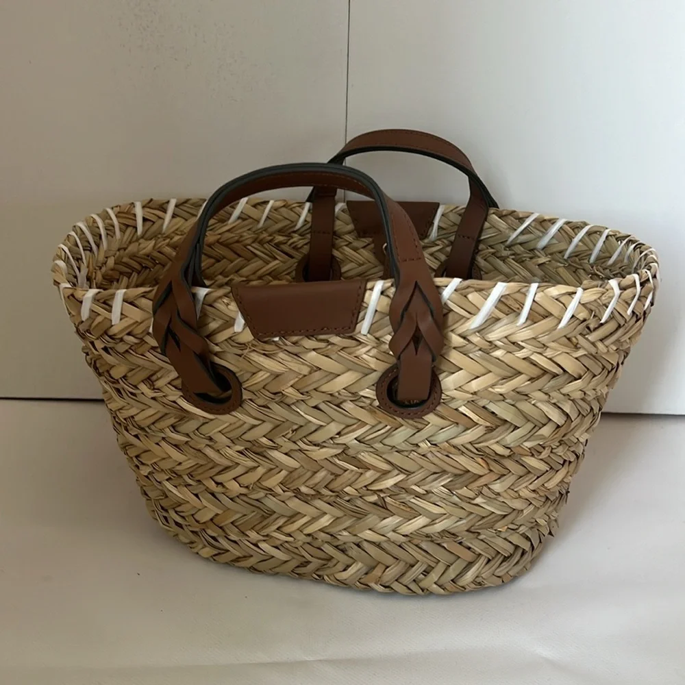 Anya Hindmarch small paper eyes basket bag - Picture 4 of 13